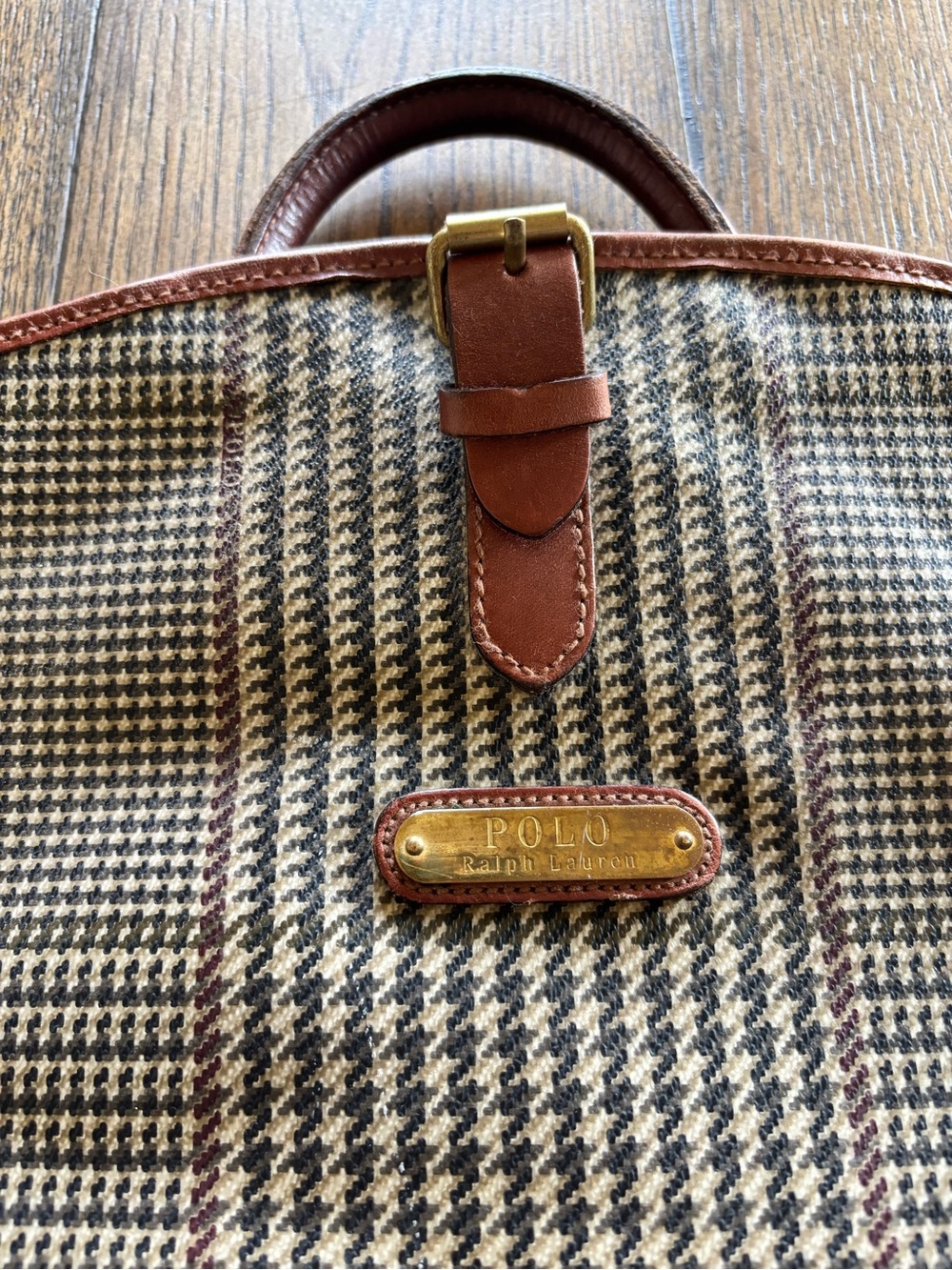 Polo Ralph Lauren Plaid Garment Bag
